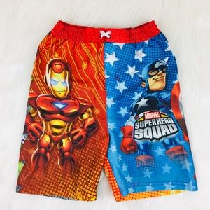 Marvel Superhero Squad Swim Trunks Size 5T